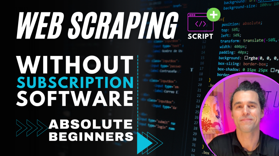 The thumbnail of this video where you can see Mr Davido in a circle, title text on the left and a page with code as the background. The background is black or dark, the text is white or deep blue and some lines are pinkish purple.