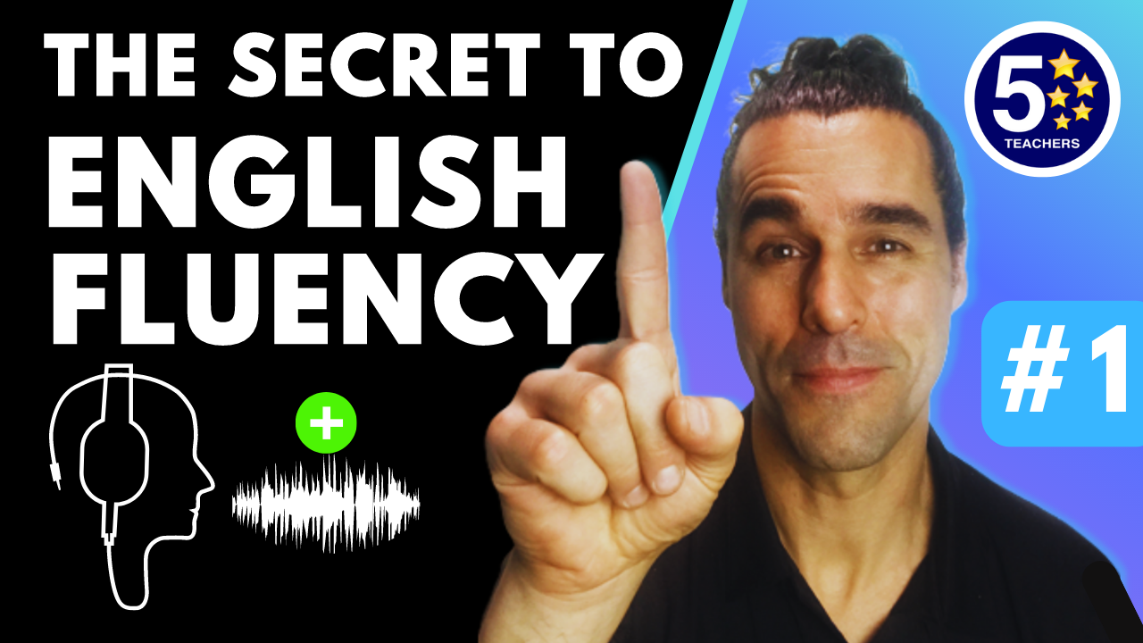 Mr Davido's picture showing 1 finger up to indicate the first ingredient. The logo of 5StarTeachers and some icons like a head with headphone silhouette and a sound wave